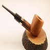 Pot Straight Smoking Pipe Greek Briar No Filter Alexander Model 71C