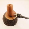 Pot Straight Smoking Pipe Greek Briar No Filter Alexander Model 71C
