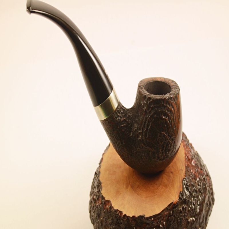 Bent Billiard Greek Briar Smoking Pipe No Filter Alexander