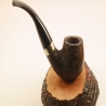 Bent Billiard Greek Briar Smoking Pipe No Filter Alexander