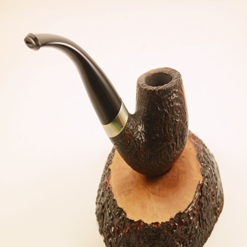 Bent Billiard Greek Briar Smoking Pipe No Filter Alexander