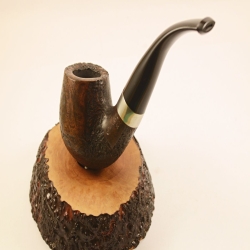 Bent Billiard Greek Briar Smoking Pipe No Filter Alexander