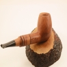 Hygrocool Billiard Smoking Pipe Greek Briar 9mm Filter Model 910A