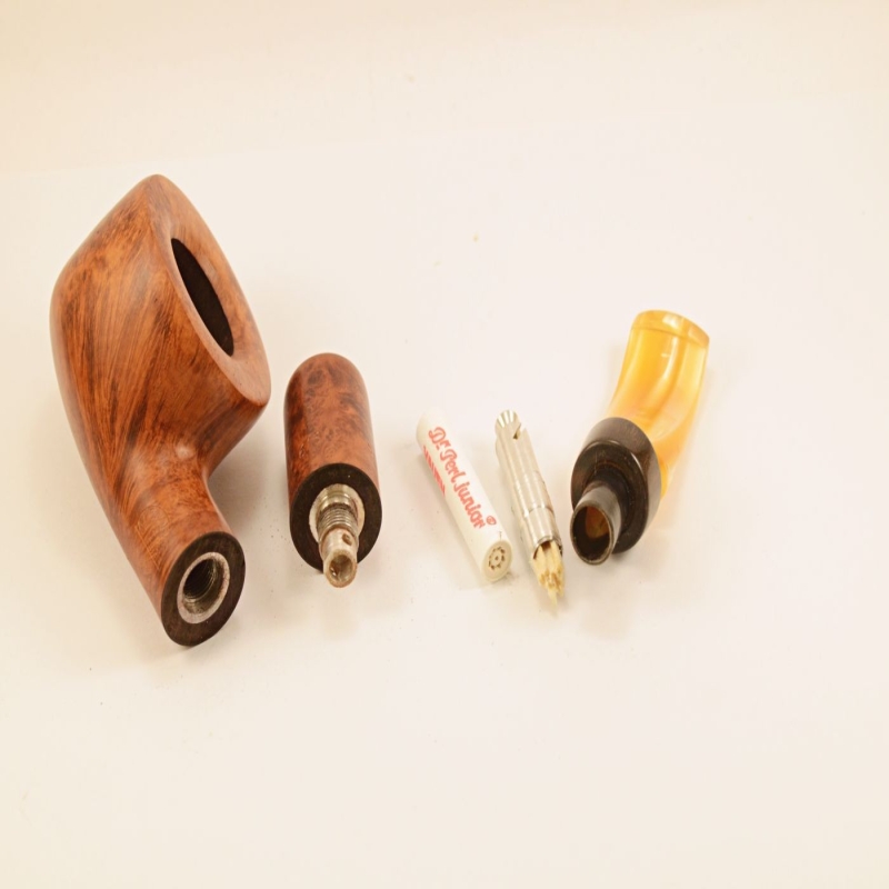 Hygrocool Smoking Pipe Greek Briar 9mm Filter Model 637B