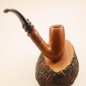Hygrocool Bent Billiard Smoking Pipe Greek Briar 9mm Filter Model 905A