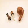 Hygrocool Smoking Pipe Greek Briar 9mm Filter Model 918A