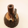 Pot Straight Smoking Pipe Greek Briar No Filter Alexander Model 71C