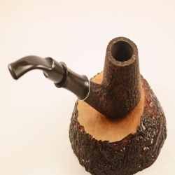 Bent Volcano Smoking Pipe Greek Briar Hygrocool Alexander Model 113SB