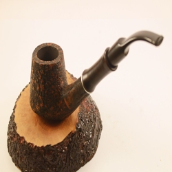 Bent Volcano Smoking Pipe Greek Briar Hygrocool Alexander Model 113SB