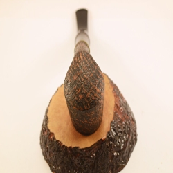 Bent Volcano Smoking Pipe Greek Briar Hygrocool Alexander Model 113SB