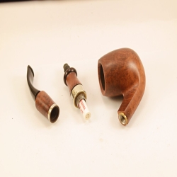 Hygrocool Smoking Pipe Greek Briar 9mm Filter Model 92B