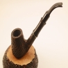 Bent Volcano Smoking Pipe Greek Briar Hygrocool Alexander Model 113SB