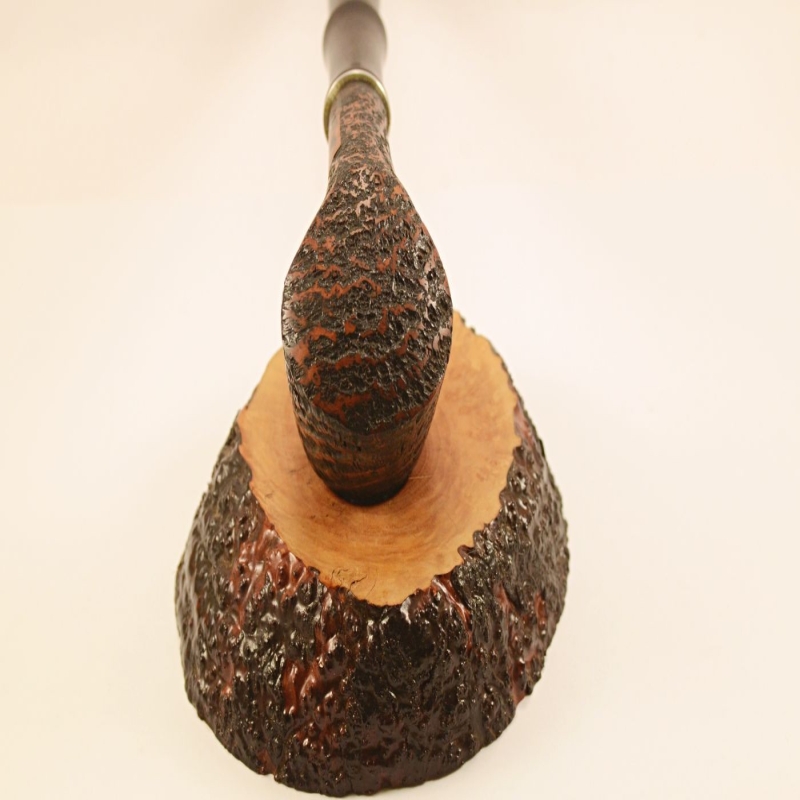Bent Volcano Smoking Pipe Greek Briar Hygrocool Alexander Model 113SB