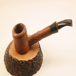 Poker Semi Bent Hygrocool 9mm Filter Greek Briar Smoking Pipe Alexander