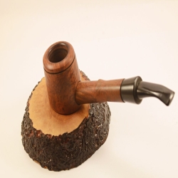 Poker Semi Bent Hygrocool 9mm Filter Greek Briar Smoking Pipe Alexander