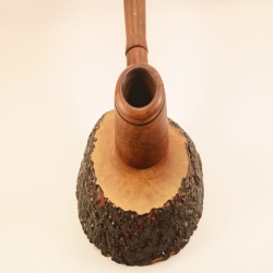 Poker Semi Bent Hygrocool 9mm Filter Greek Briar Smoking Pipe Alexander