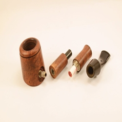 Poker Semi Bent Hygrocool 9mm Filter Greek Briar Smoking Pipe Alexander