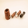 Poker Semi Bent Hygrocool 9mm Filter Greek Briar Smoking Pipe Alexander