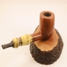 Hygrocool NT Bamboo Smoking Pipe Greek Briar 9mm Filter Model 333B
