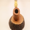 Hygrocool NT Bamboo Smoking Pipe Greek Briar 9mm Filter Model 333B