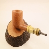 Hygrocool NT Bamboo Smoking Pipe Greek Briar 9mm Filter Model 333B