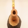 Hygrocool NT Bamboo Smoking Pipe Greek Briar 9mm Filter Model 333B
