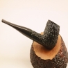 Billiard Straight Smoking Pipe Greek Briar 9mm Filter Alexander Model 75R