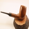 Billiard Straight Smoking Pipe Greek Briar No Filter Alexander Model 121B