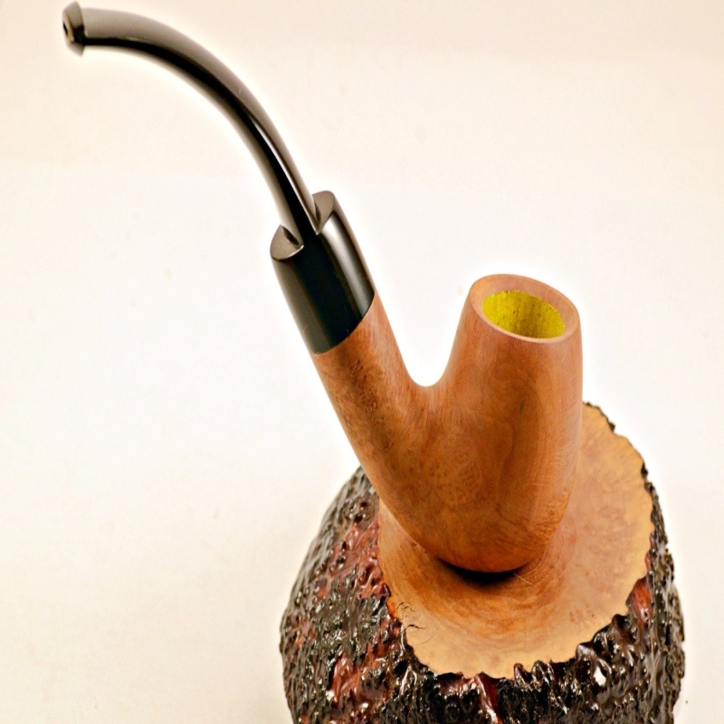 Bent Billiard Greek Briar Smoking Pipe Alexander Model 84C