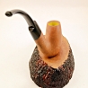 Bent Billiard Greek Briar Smoking Pipe Alexander Model 84C