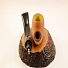 Bent Billiard Greek Briar Smoking Pipe Alexander Model 84C