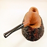 Prince Semi Bent  Smoking Pipe Greek Briar No Filter Alexander