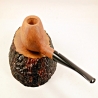 Prince Semi Bent  Smoking Pipe Greek Briar No Filter Alexander