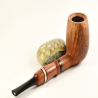 Hygrocool Smoking Pipe Greek Briar 9mm Filter Model 614B