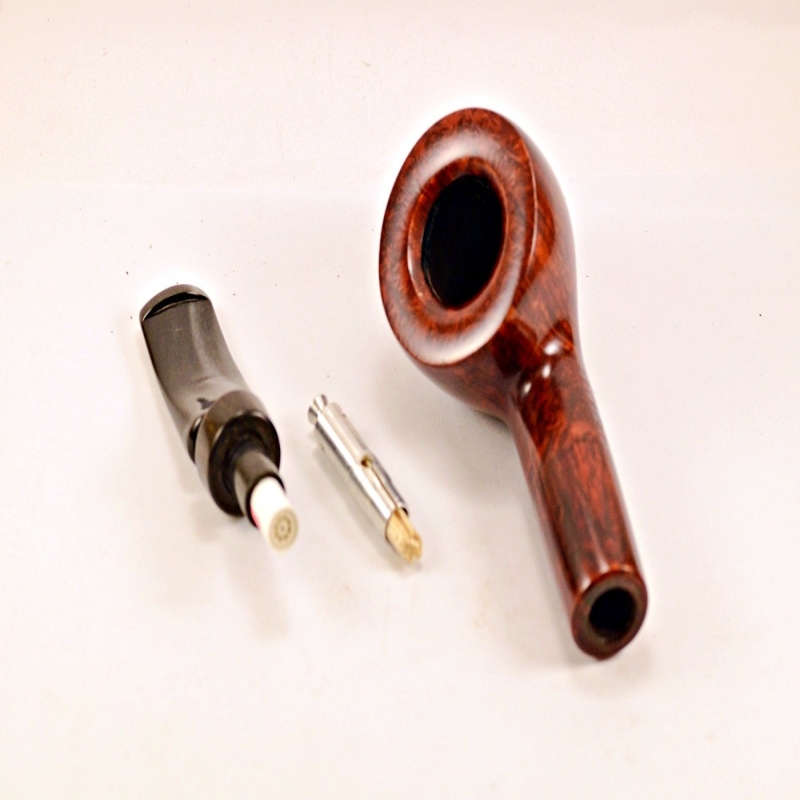 Hygrocool Smoking Pipe Greek Briar 9mm Filter Model 636C