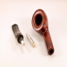 Hygrocool Smoking Pipe Greek Briar 9mm Filter Model 636C