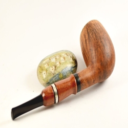 Hygrocool Smoking Pipe Greek Briar 9mm Filter Model 614B