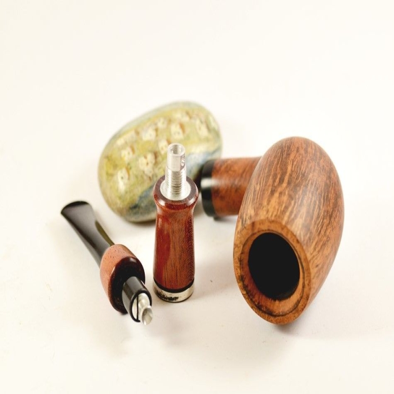 Hygrocool Smoking Pipe Greek Briar 9mm Filter Model 614B