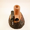 Semi Bent Smoking Pipe Greek Briar No Filter Alexander
