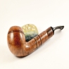 Hygrocool Rhodesian Smoking Pipe Greek Briar 9mm Filter Model 902C