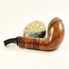 Hygrocool Rhodesian Smoking Pipe Greek Briar 9mm Filter Model 902C