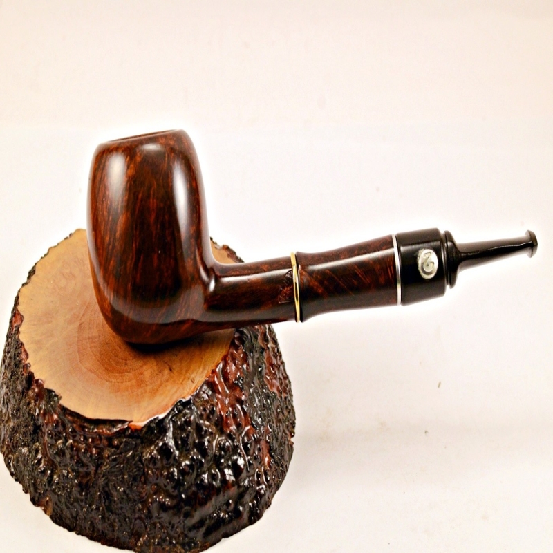 Hygrocool Smoking Pipe Greek Briar 9mm Filter Model 536C