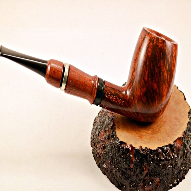 Hygrocool Smoking Pipe Greek Briar 9mm Filter Model 614C
