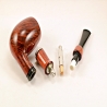 Hygrocool Smoking Pipe Greek Briar 9mm Filter Model 614C