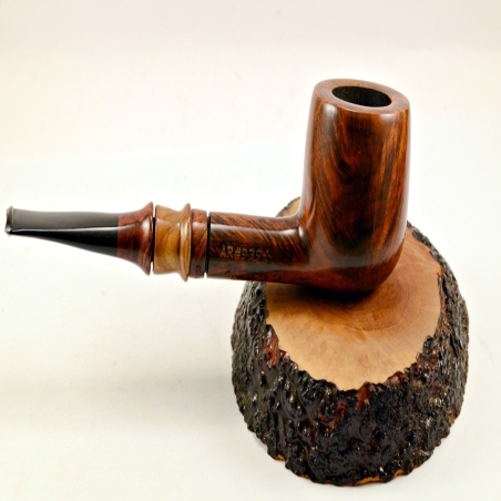 Hygrocool Poker Smoking Pipe Greek Briar 9mm Filter Model 939C