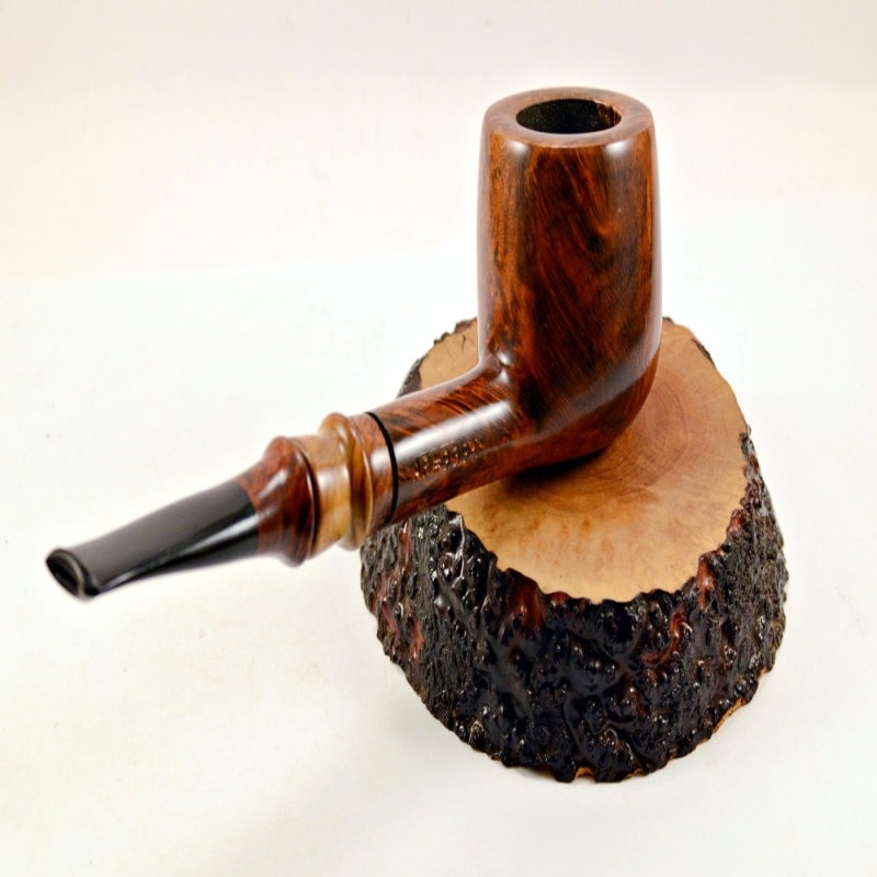 Hygrocool Poker Smoking Pipe Greek Briar 9mm Filter Model 939C