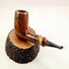 Hygrocool Poker Smoking Pipe Greek Briar 9mm Filter Model 939C