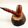 Hygrocool Smoking Pipe Greek Briar 9mm Filter Billiard Model 613C