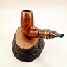 Hygrocool Smoking Pipe Greek Briar 9mm Filter Billiard Model 613C