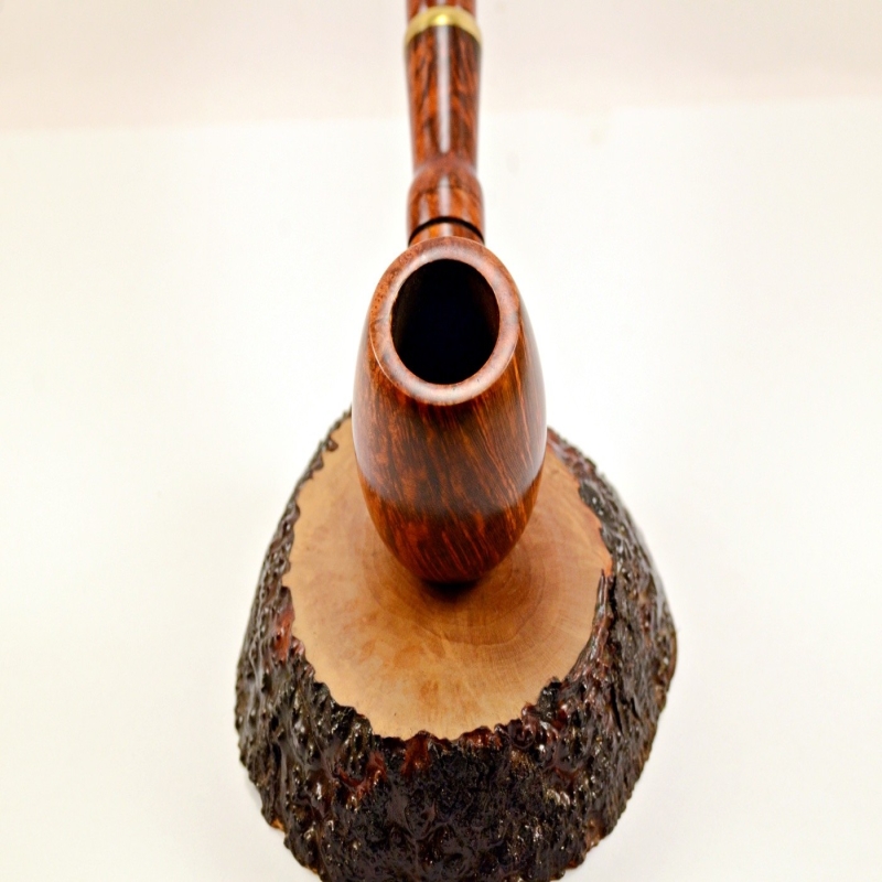 Hygrocool Smoking Pipe Greek Briar 9mm Filter Billiard Model 613C